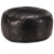 Puf negro 60x30cm cuero auténtico de cabra Vida XL