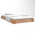 Estructura de cama de madera maciza de roble 120x200cm Vida XL