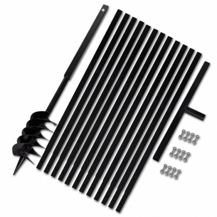 Taladro De Tierra Con Mango 120mm Con Tubo De Extensi&oacute;n 13 M Acero Vida XL