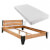 Cama con colchón de madera maciza de acacia 140x200cm Vida XL