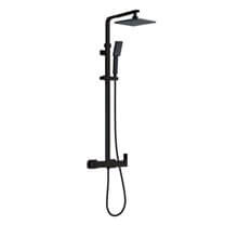 Columna de ducha negro mate Skara Källa