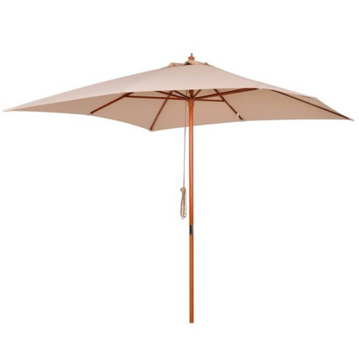 Parasol Cuadrado Beige Outsunny