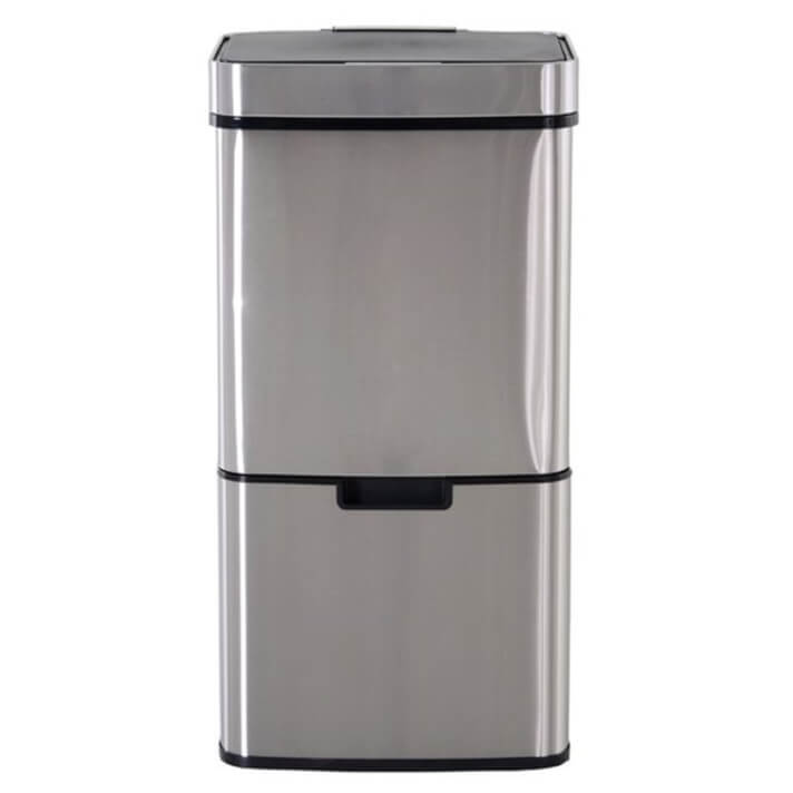 Papelera con sensor automático de 72L Homcom