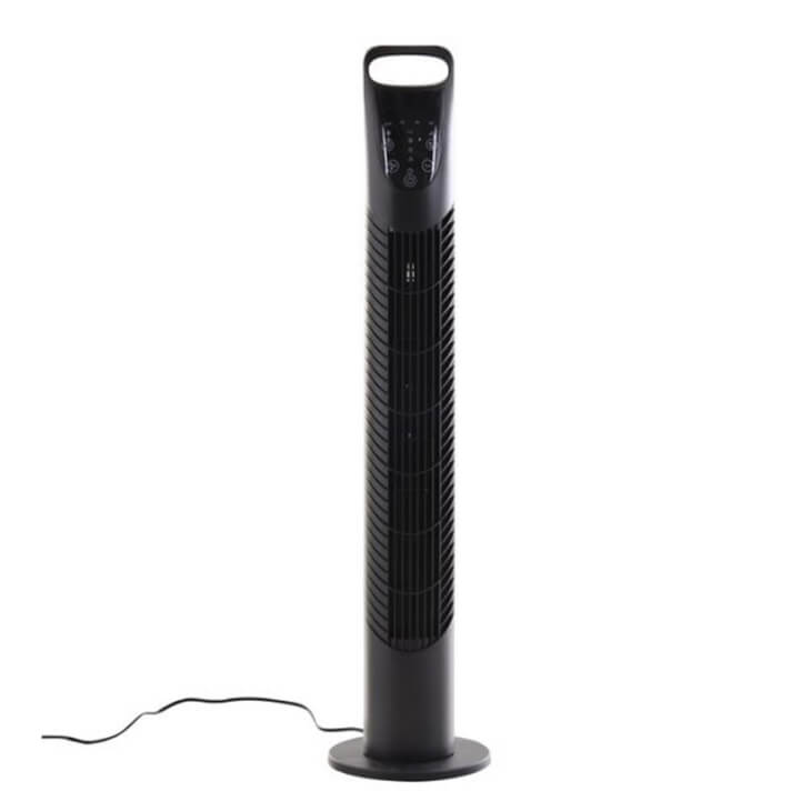 Ventilador de pie negro 78,5cm HOMCOM