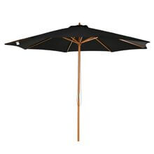 Parasol regulable negro Outsunny