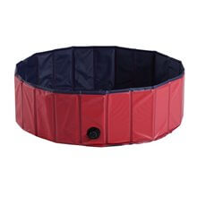 Piscina o Bañera para animales 100 cm ROJA Pawhut