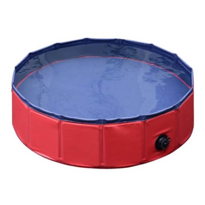 Piscina o Bañera para animales 160 cm ROJA Pawhut