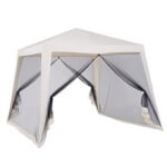 Carpa mosquitera cuadrada blanca Outsunny 