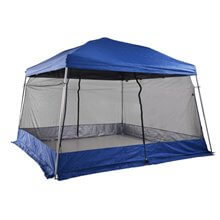 Carpa mosquitera plegable azul Outsunny 