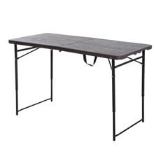 Mesa de camping altura ajustable Outsunny