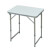 Mesa de camping altura ajustable blanca Outsunny