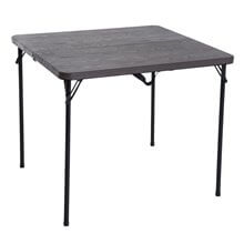 Mesa de camping multiusos cuadrada Outsunny