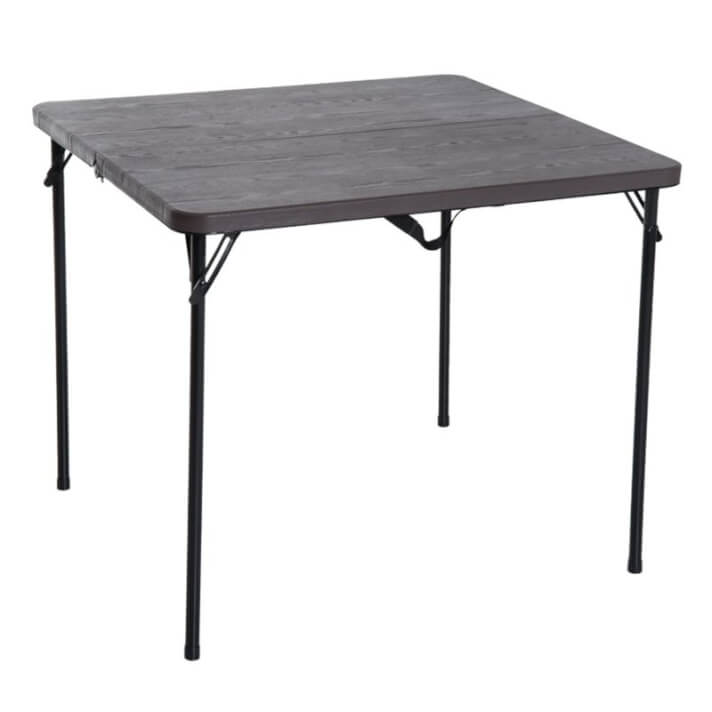 Mesa de camping multiusos cuadrada Outsunny