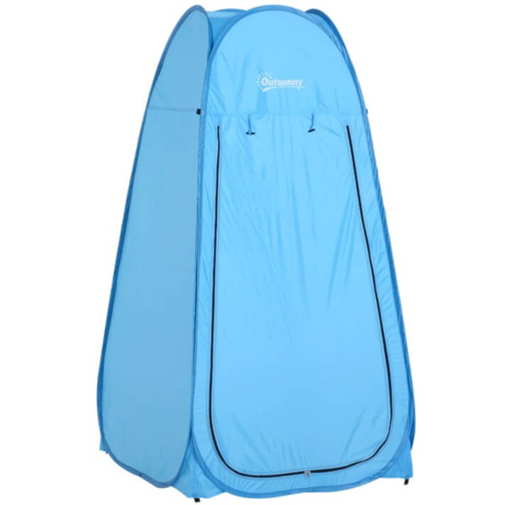 Tienda de campa&ntilde;a plegable pop-up azul claro Outsunny