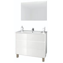 Conjunto mueble con lavabo y espejo IMPERIA Tegler