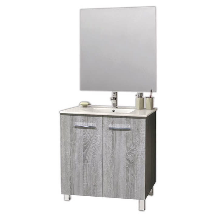 Conjunto de baño Ceniza Smart Futurbaño