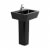 Lavabo ADVANCE 55 Negro Pedestal