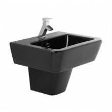 Lavabo ADVANCE 55 Negro Semipedestal