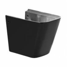 Semipedestal Advance Negro de Lavabo