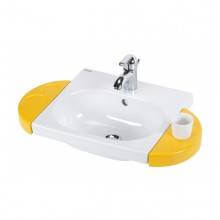 Lavabo suspendido WCKIDS 43 jabonera y portavasos