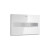 Placa PL2 Dual blanca y gris One Roca