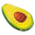 Colchoneta hinchable aguacate Intex