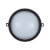 Plafón LED Hublot circular IP54 Ø21x6cm negro