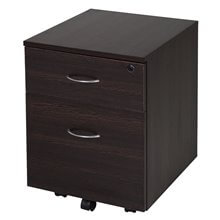 Archivador para oficina con ruedas y llave de color negro Vinsetto