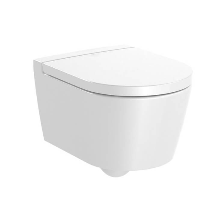 Inodoro Rimless compacto suspendido Inspira Round Roca