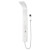 Columna de ducha Gocta Blanco Inox de GME