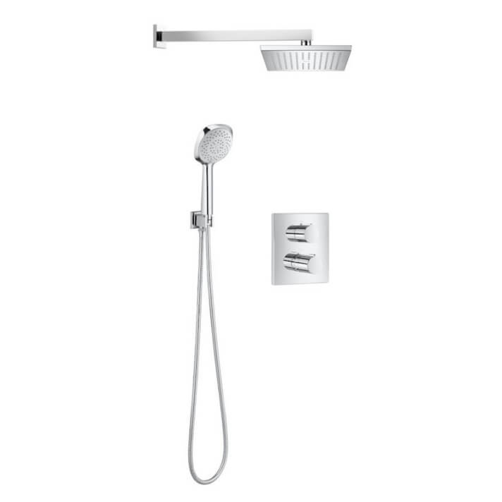 Conjunto de ducha termost&aacute;tico Square Roca