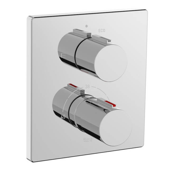 Grifo empotrable ba&ntilde;o-ducha con inversor T-2000 Roca