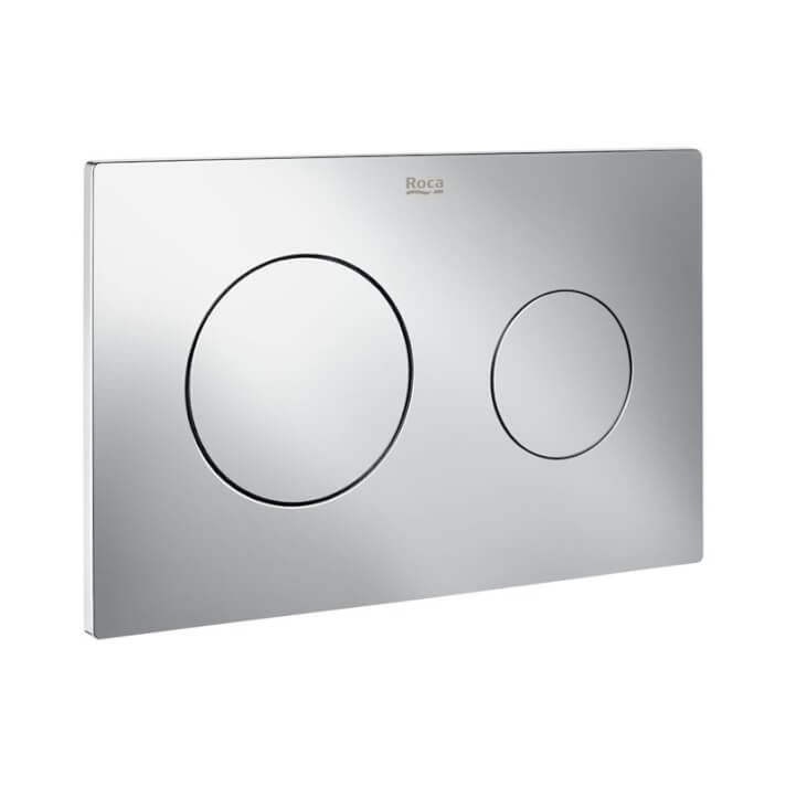 Placa PL10 Dual cromado One Roca