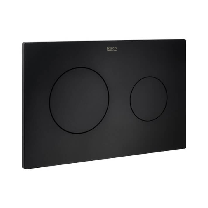 Placa PL10 Dual Negro Mate One Roca