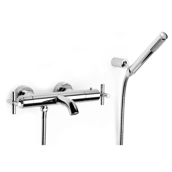 Grifo ba&ntilde;era-ducha termost&aacute;tico exterior Loft Roca
