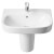 Lavabo semipedestal Debba 50x42cm Roca
