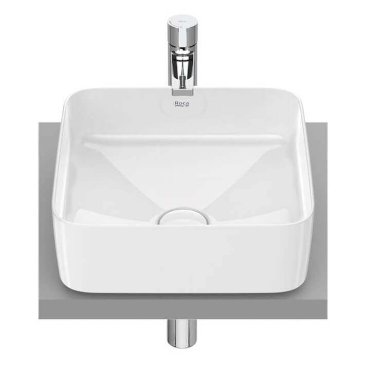 Lavabo sobrencimera Inspira Square Roca 37x37 cm