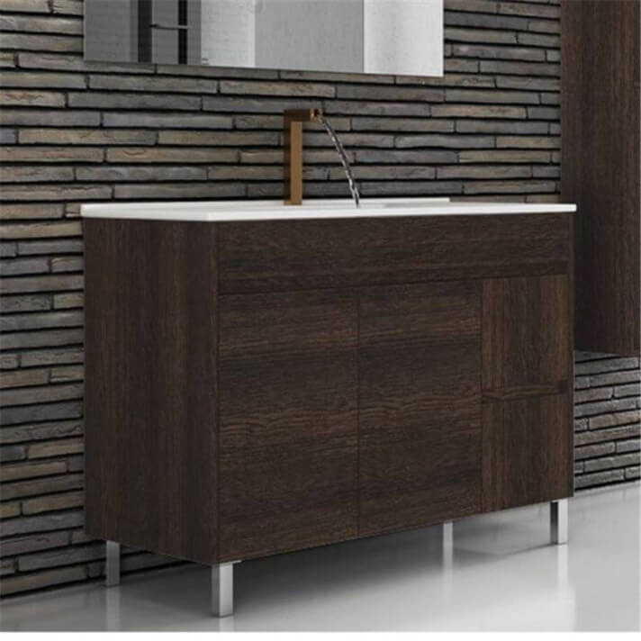 Mueble con lavabo Roble Evasi&oacute;n 100 &Iacute;squia TEGLER