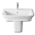 Lavabo semipedestal The Gap 55x47cm Roca