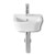 Lavabo mural The Gap 35x32cm Roca