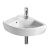 Lavabo mural Hall 35x43cm izda Roca