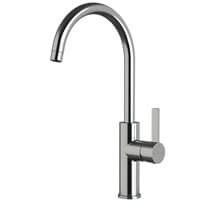 Grifo de fregadero Alpina Chrome Round Clever