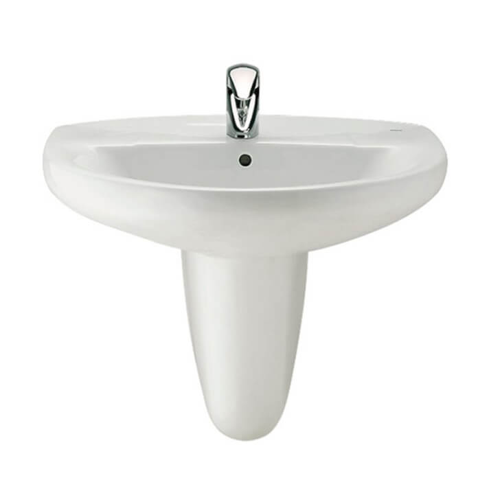 Lavabo semipedestal Victoria 52x41cm Roca