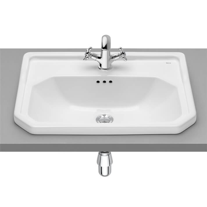 Lavabo de encimera Carmen Roca 60x45 cm