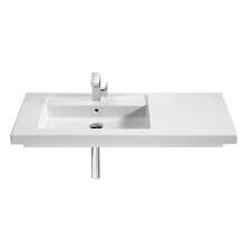Lavabo mural o sobremueble Prisma dcha 110cm Roca