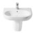 Lavabo semipedestal Meridian 60x46cm Roca
