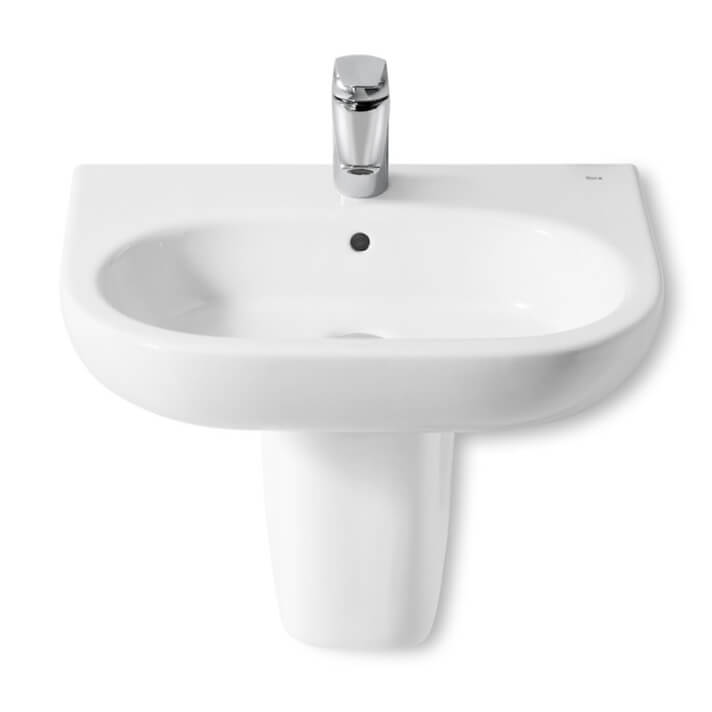 Lavabo semipedestal Meridian 60x46cm Roca