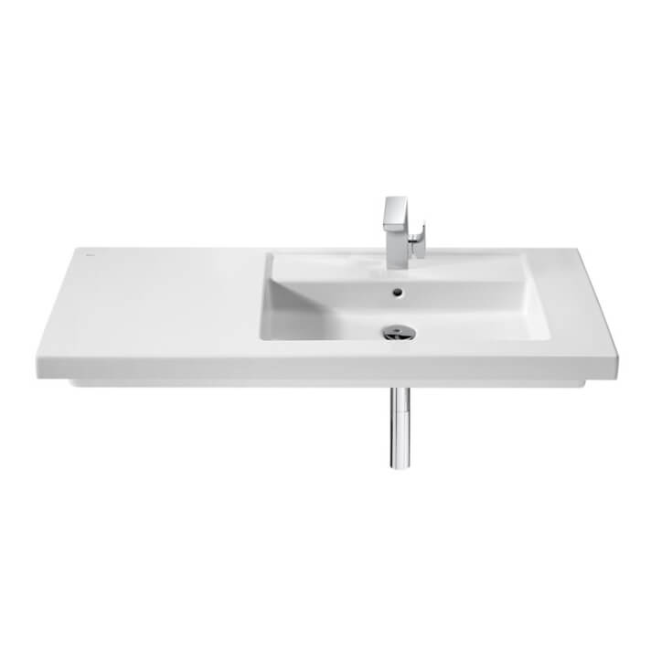 Lavabo mural o sobremueble Prisma dcha 90cm Roca