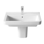 Lavabo semipedestal Dama 60x46cm Roca