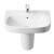 Lavabo semipedestal Debba 65x48cm Roca